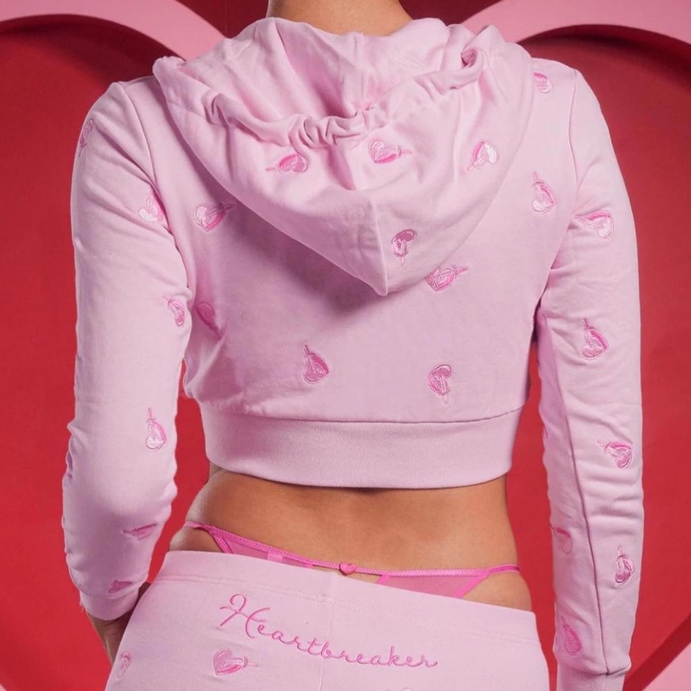 Pink Embroidered Skirt